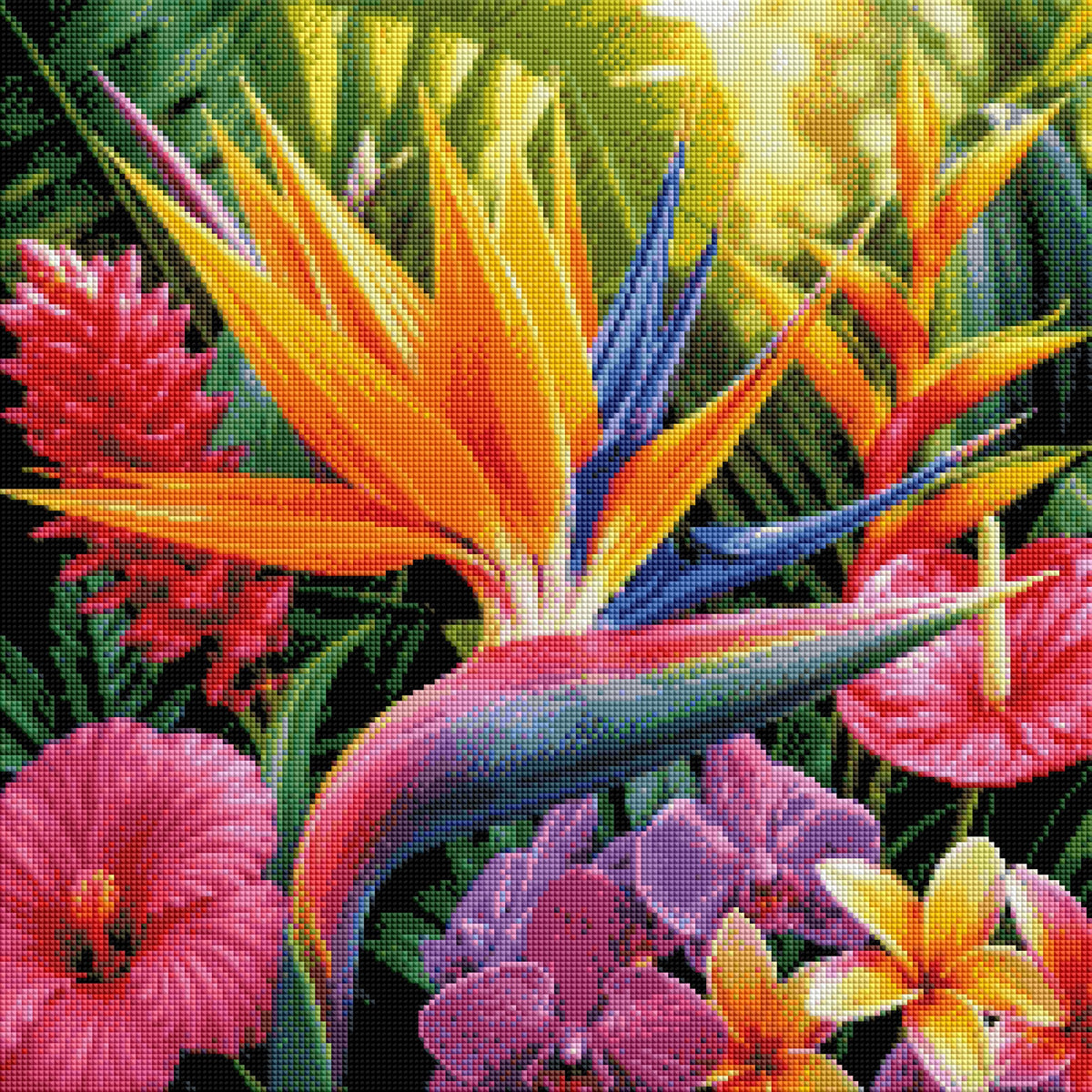 Diamond Painting Sogno tropicale in fiore