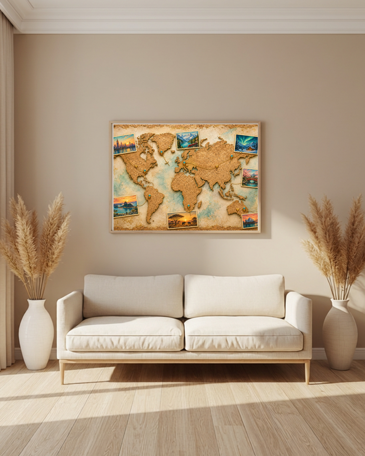 Diamond Painting Die Welt in sieben Erinnerungen