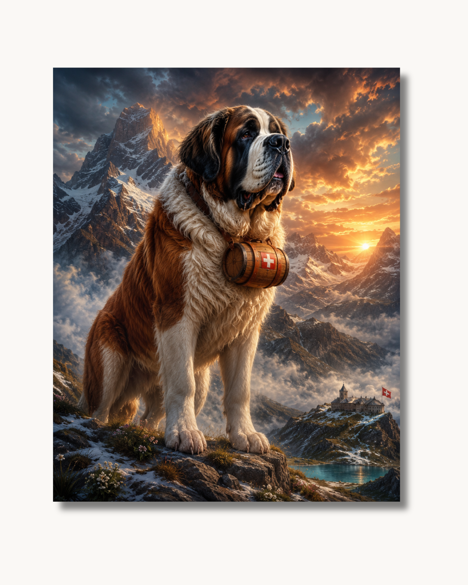 Diamond Painting Wächter der Schweizer Alpen