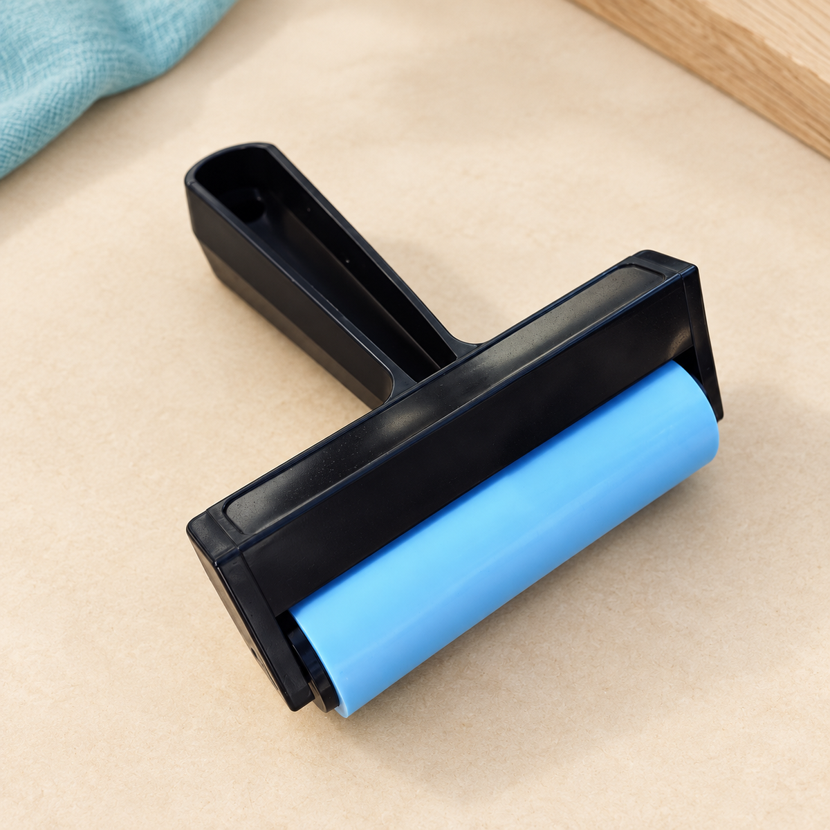 Rullo per premere le diamantine Diamond Painting, blu con impugnatura nera